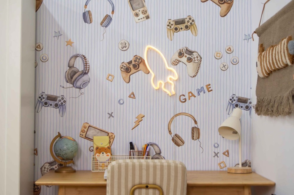 Tapeta dla dzieci - gaming niebieska 2.jpg