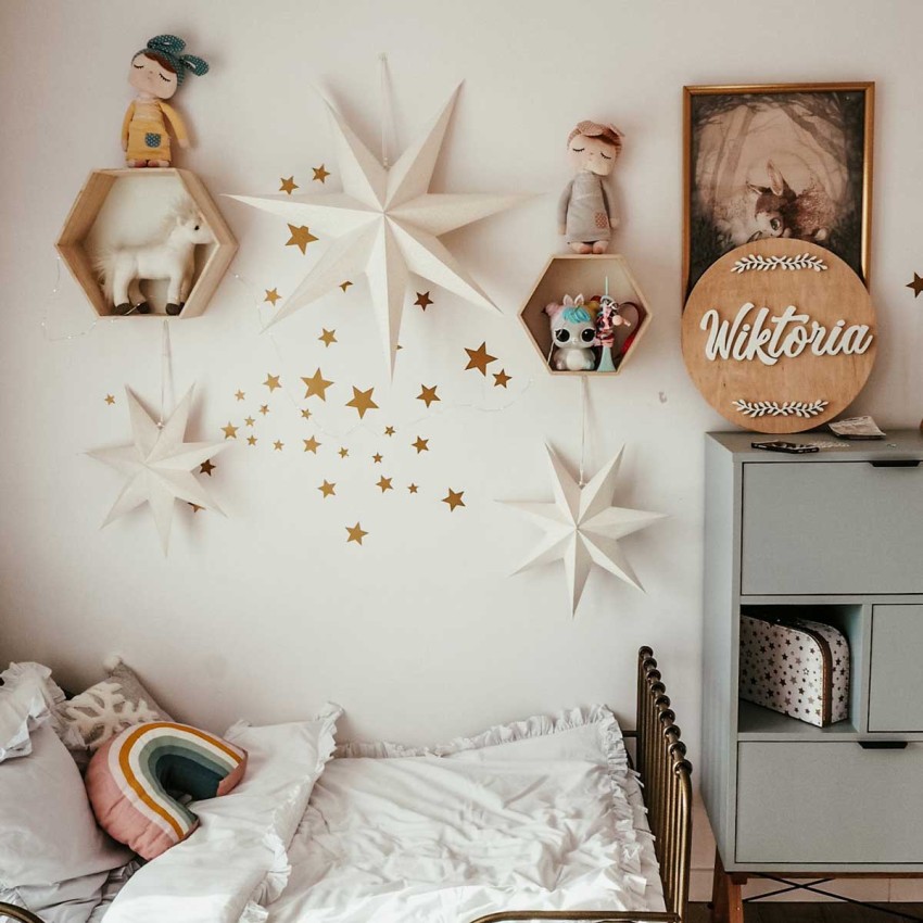 Naklejki gwiazdki złote, Stars gold