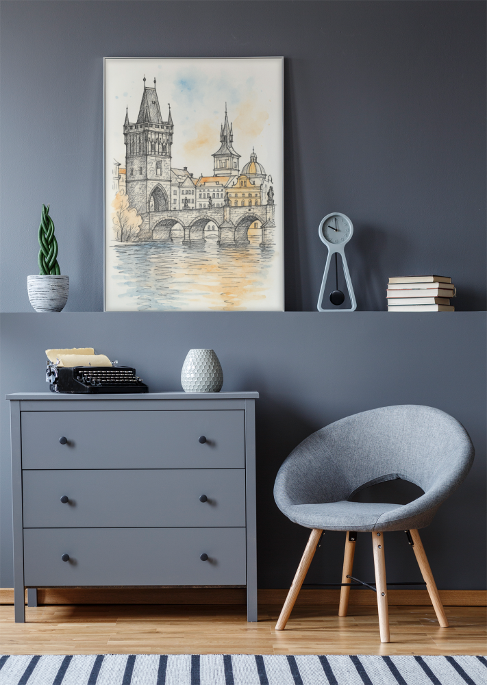 Plakat, Czechy Praga Most Karola