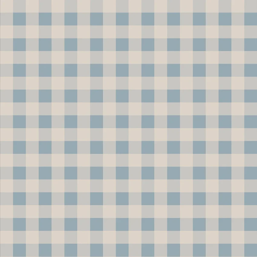 Tapeta, Kratka - kremowo- niebieska