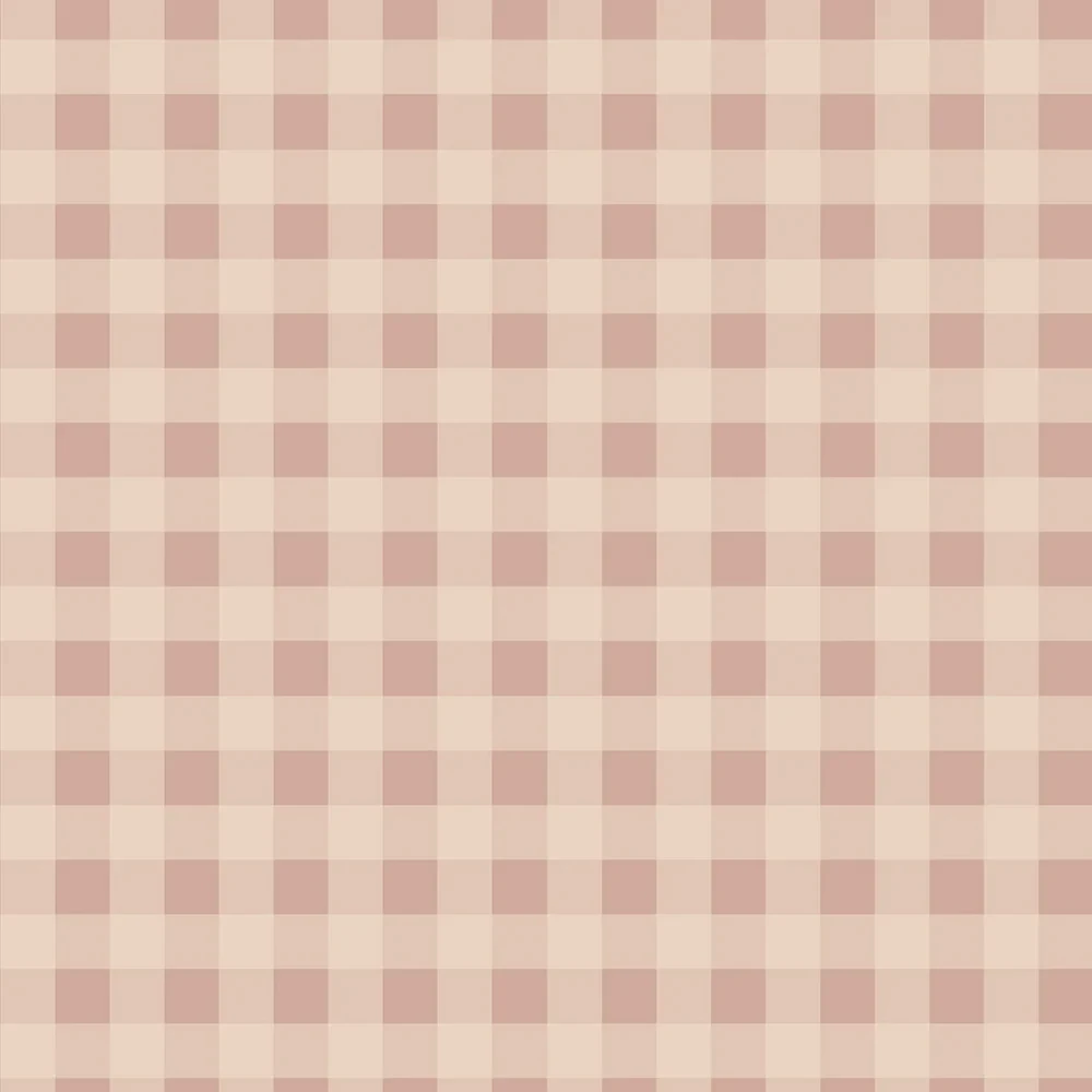 Tapeta, Kratka - kremowo - różowa