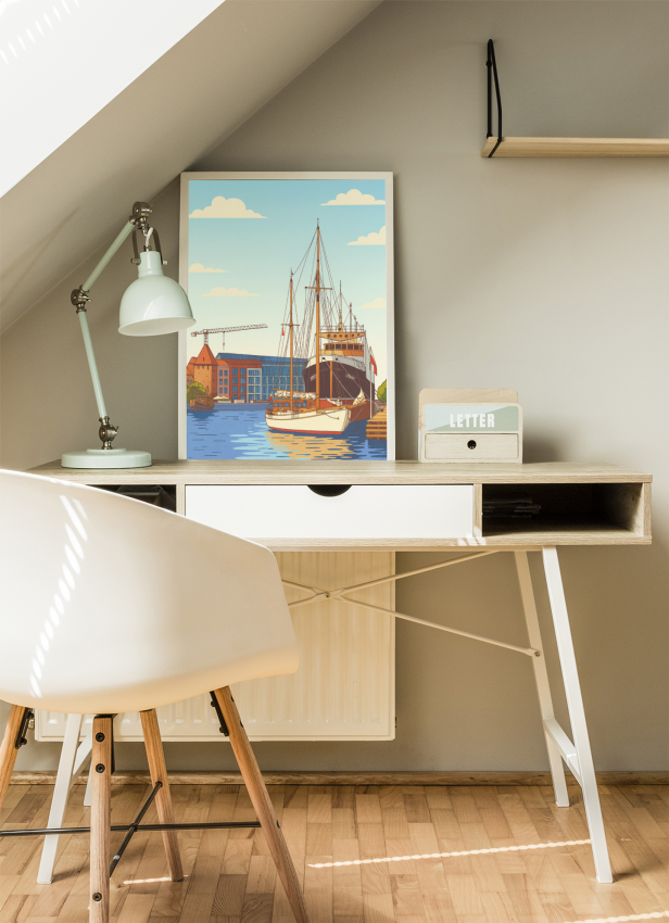 Plakat, Statki w Gdańsku 4ROOMS