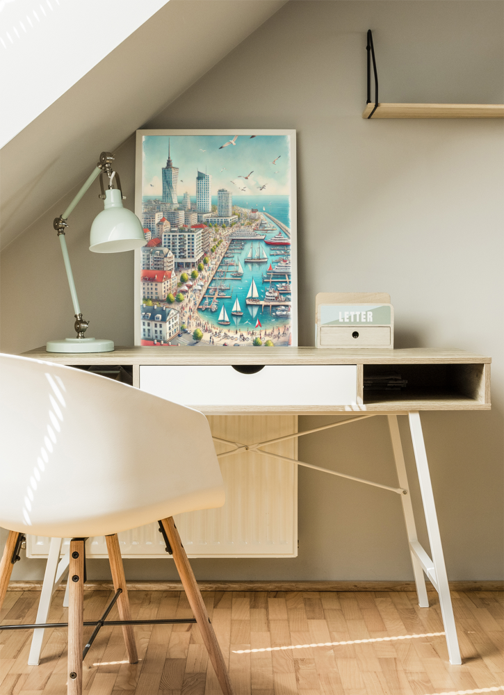 Plakat, Nadmorskie miasto 4rooms