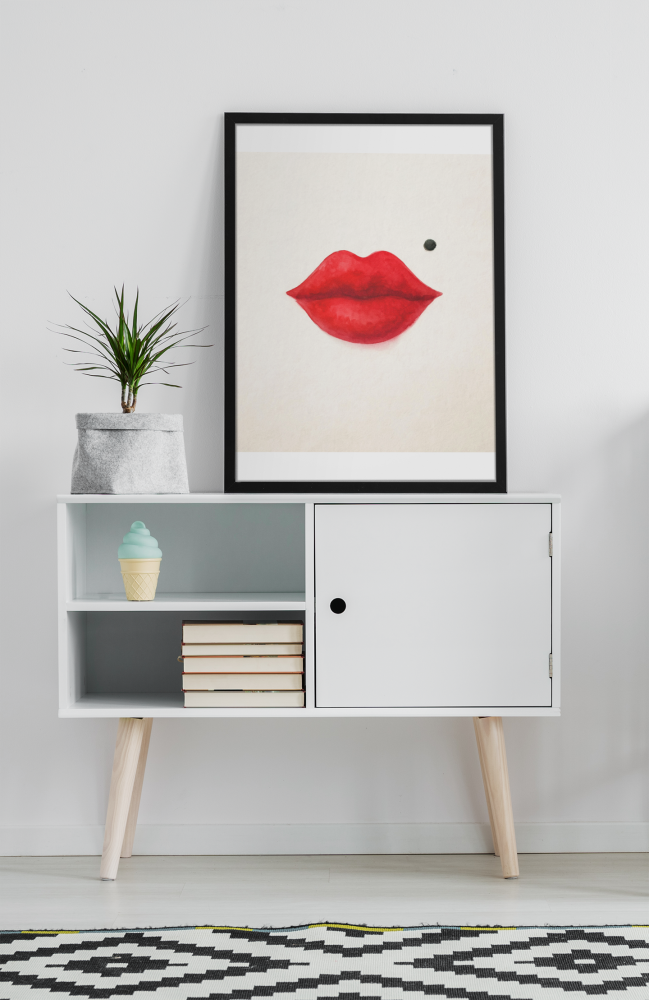 Plakat, Red lips 4rooms