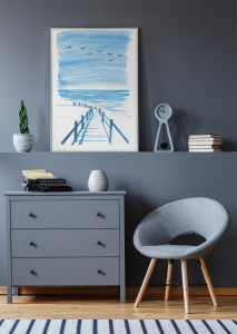 Plakat, Widok na morze 4rooms