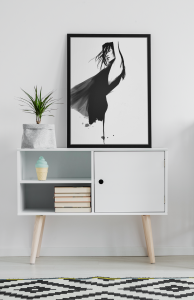 Plakat, Dziewczyna - taniec 4rooms