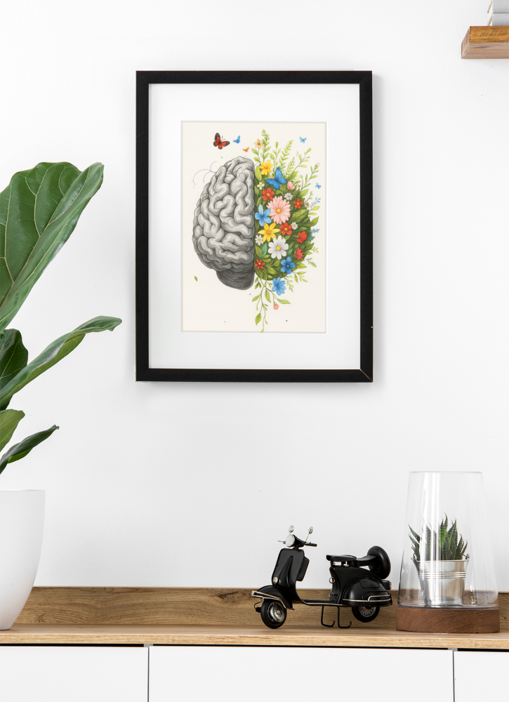 Plakat, Mózg w kwiatach 4rooms
