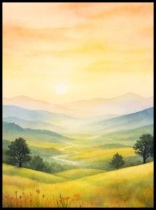 Górski pejzaż w ramcee.jpg