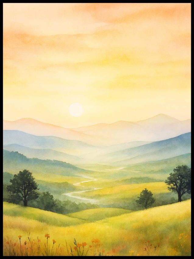 Górski pejzaż w ramcee.jpg