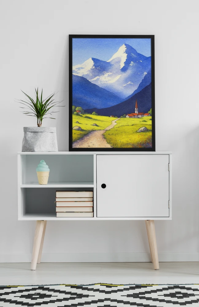 Plakat, Widok na góry 4rooms w ramie