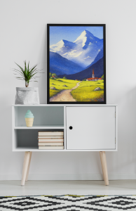 Plakat, Widok na góry 4rooms w ramie