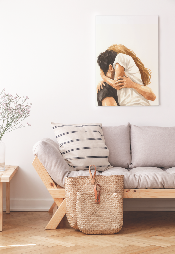 Plakat, Zakochani w uścisku 4rooms