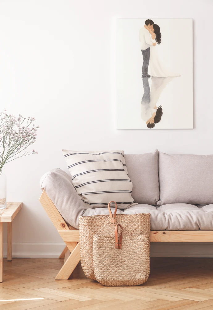 Plakat, Zakochani małżonkowie wizualizacja 4rooms