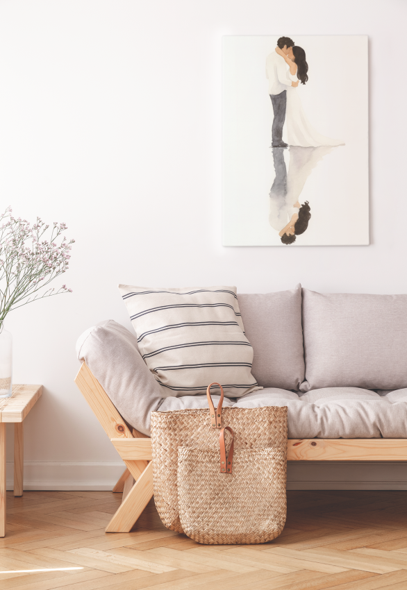 Plakat, Zakochani małżonkowie wizualizacja 4rooms