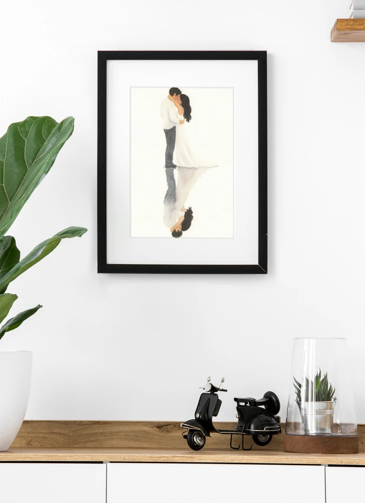 Plakat, Zakochani małżonkowie wizualizacja 4rooms