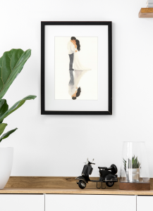 Plakat, Zakochani małżonkowie wizualizacja 4rooms