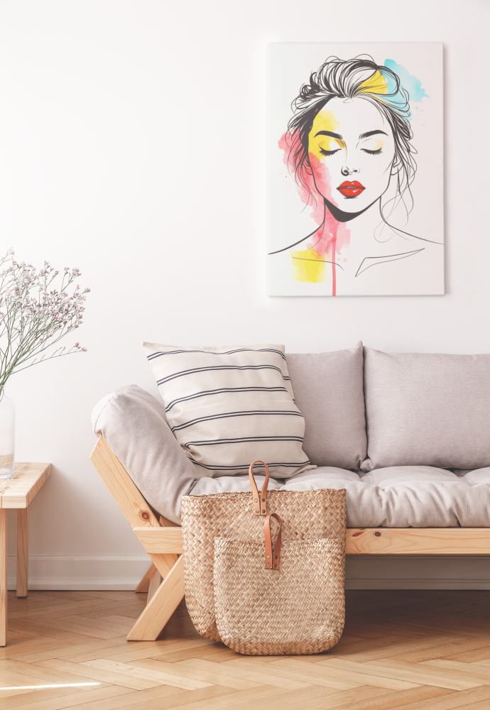 Plakat Portret Kobiety -akwarela 4rooms