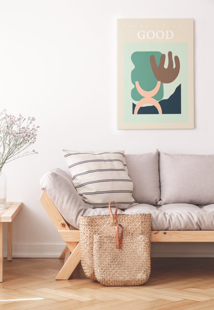 Plakat, Focus on the good - abstrakcja