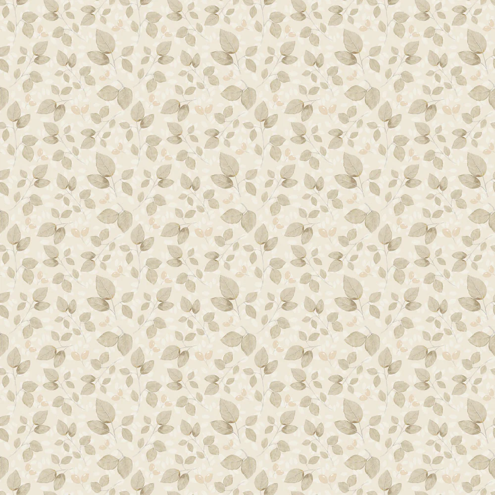 Tapeta, Beżowe liście 4rooms