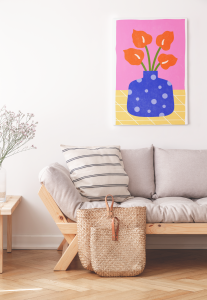 Plakat, Wazon niebieski 4rooms.com.pl