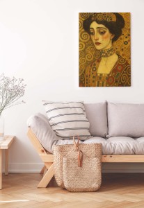Plakat, Płacząca kobieta w stylu Gustava Klimta 4rooms