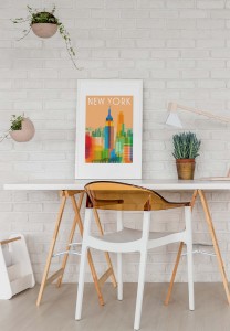 Plakat, USA - Nowy Jork kolorowy