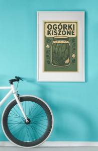 Plakat do kuchni kulinarny- Polskie Dania - Ogórki kiszone