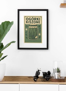 Plakat do kuchni kulinarny- Polskie Dania - Ogórki kiszone