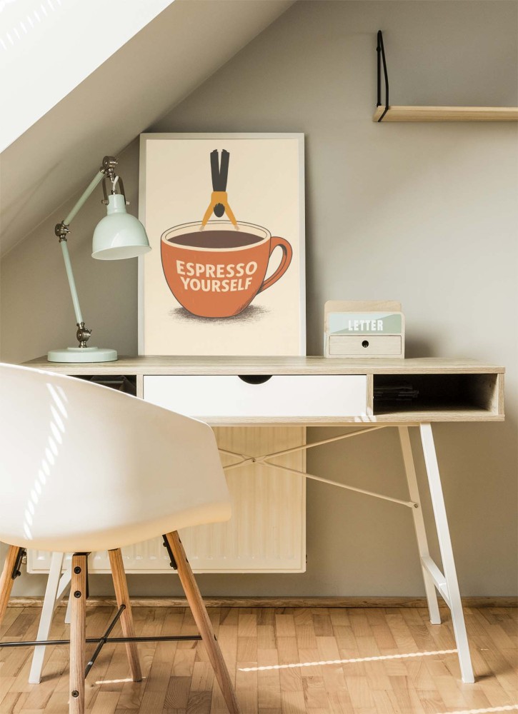 Plakat, Ekspres Yourself - kawa