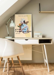 Plakat, Find Your perfect style wizualizacja 4rooms