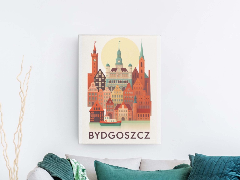 Obraz na płótnie, Bydgoszcz panorama