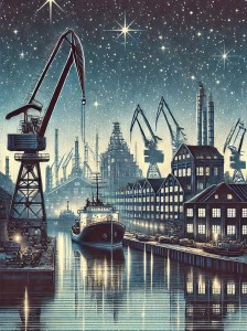 Gdańsk stocznia nocą gwiazdy  obraz.jpg