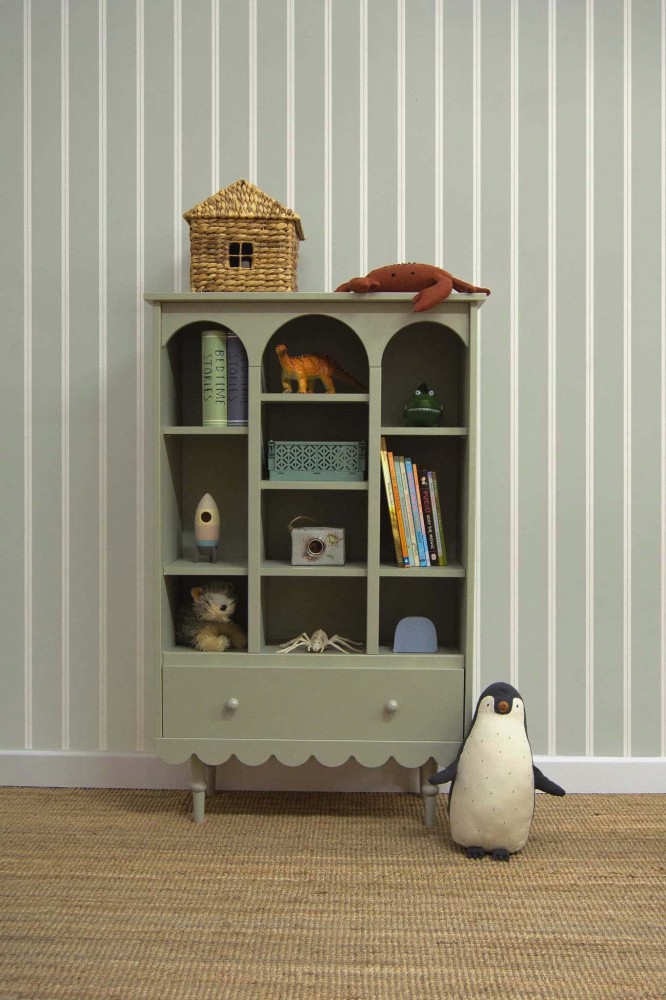 Tapeta w paski zielone wizu.jpg
