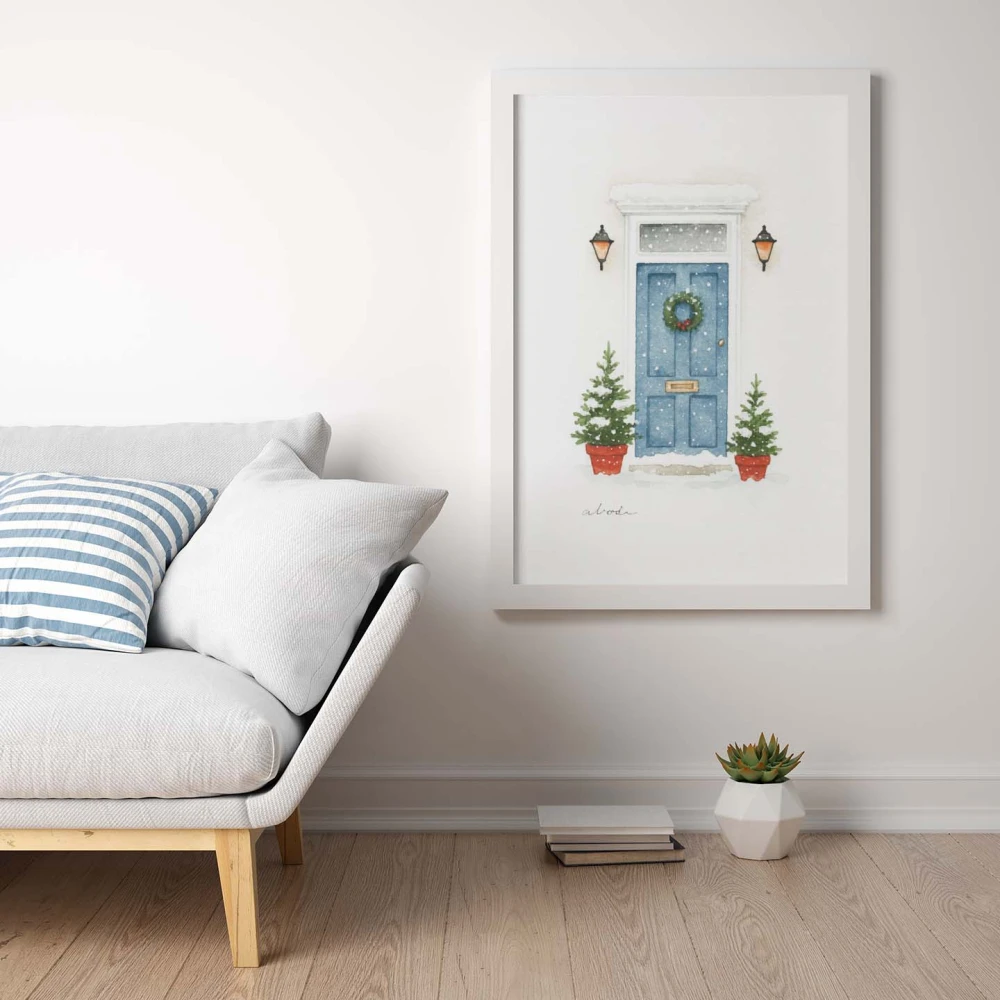 Plakat, Zimowe drzwi 4rooms