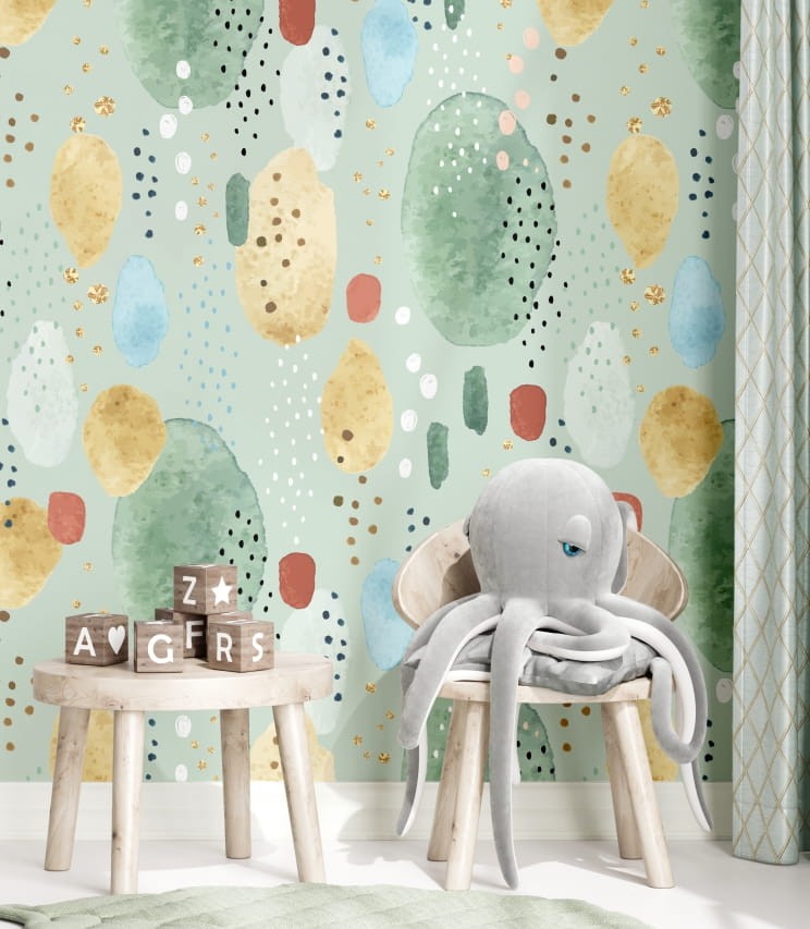 Dziecieca-tapeta-w-odcieniu-jasnej-zieleni-wprowadzi-do-dzieciecego-pokoiku-kolor-i-wesola-atmosfere.jpg