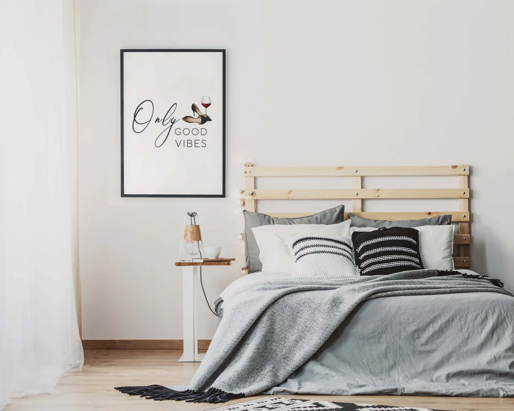 Plakat, Good Vibes Only - Wino 4rooms.com.pl