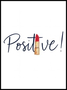 Plakat motto, Positive 4rooms.com.pl