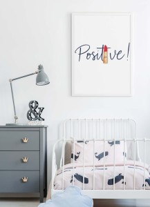 Plakat motto, Positive 4rooms.com.pl