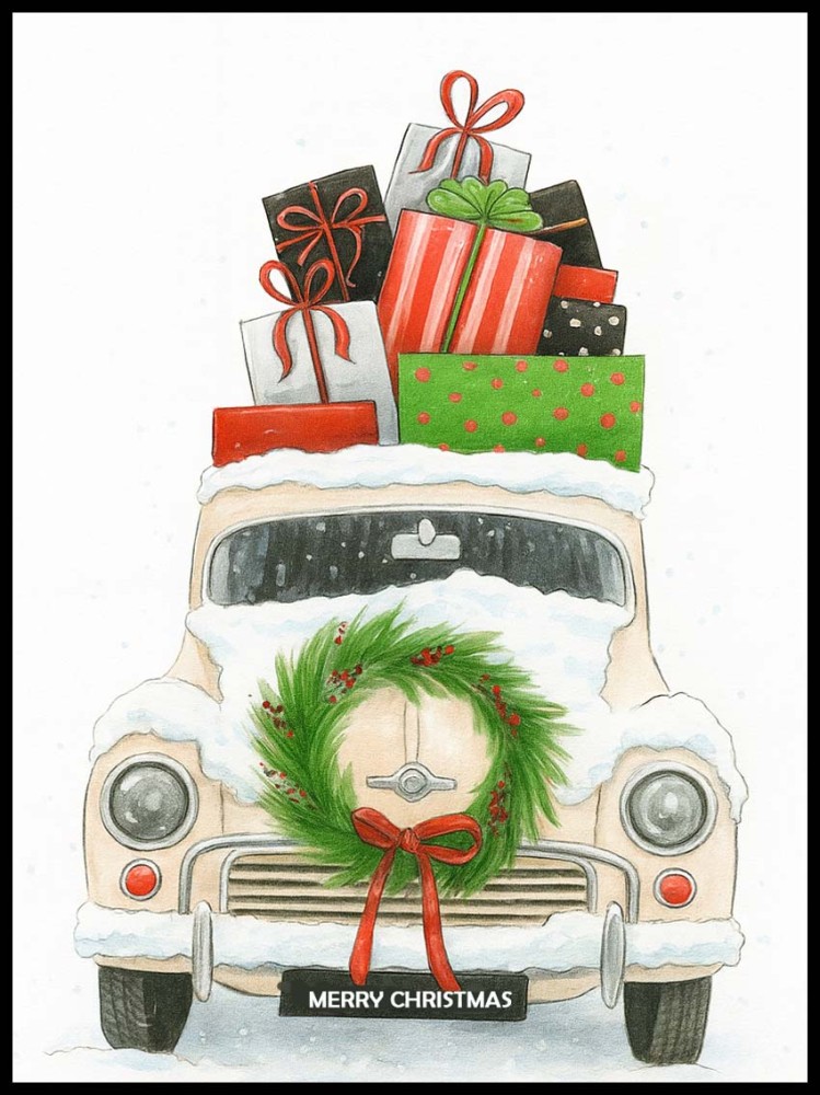 samochód świąteczny w ramcee 1.jpg