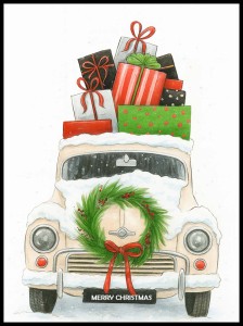 samochód świąteczny w ramcee 1.jpg