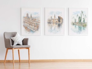 Zestaw 3 plakatów Gdańsk wizualizacja 4rooms.jpg
