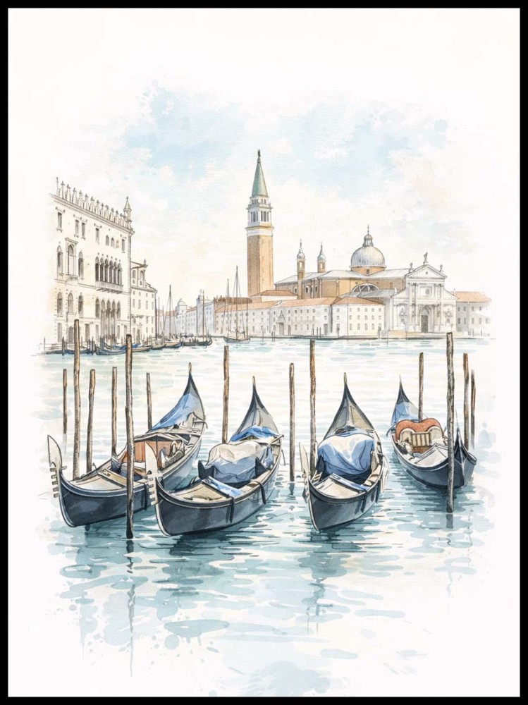 Gondole wenecja w ramcee 1.jpg