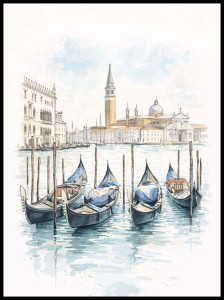 Gondole wenecja w ramcee 1.jpg