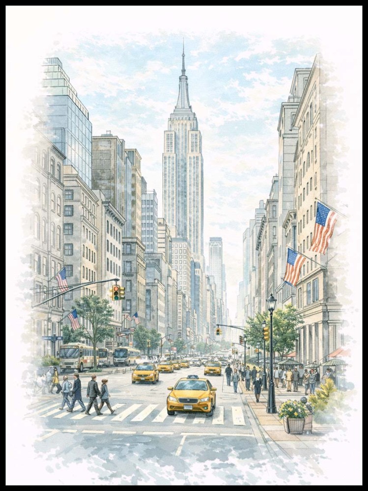 5ft Avenue Nowy Jork w ramcee 1.jpg