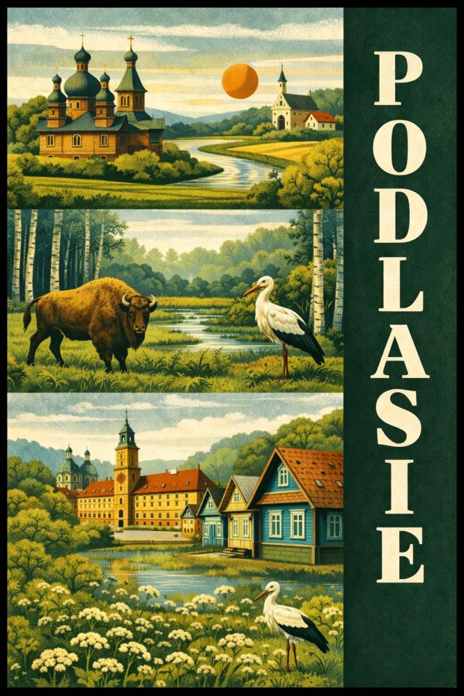 Plakat, Polskie Regiony - Podlasie no.2