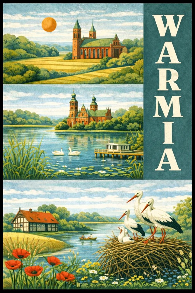 Plakat, Polskie Regiony - Warmia no.2 4rooms