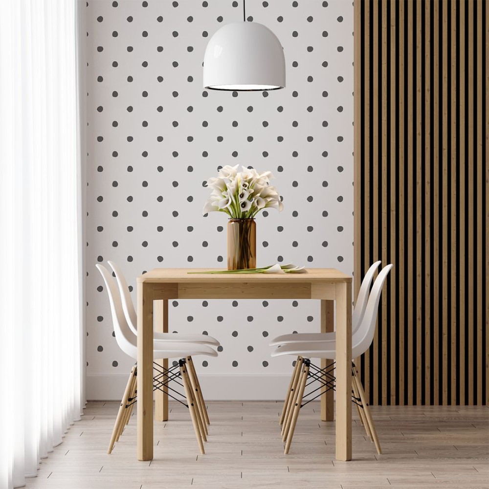 Tapeta, Groszki nieregularne ciemne 4rooms