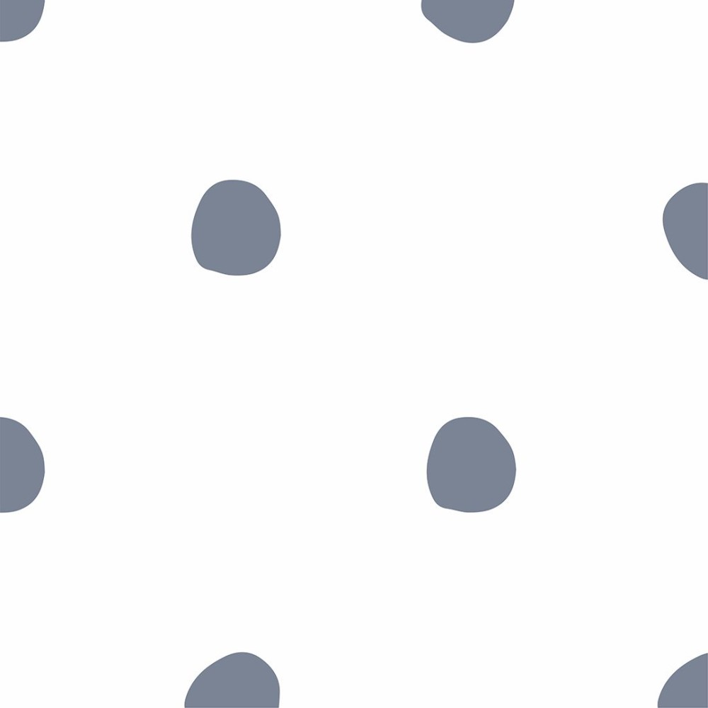 Tapeta, Groszki nieregularne szare 4rooms