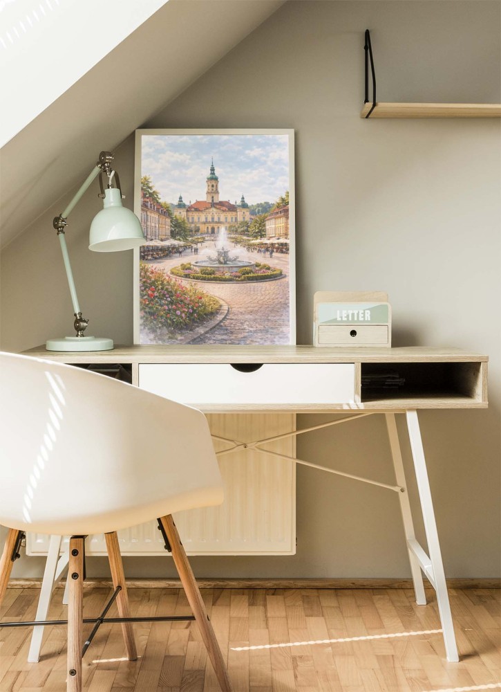 Plakat, Białystok - akwarela no.2