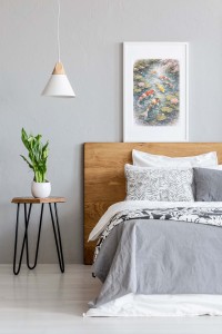 Plakat, Ryby Koi - akwarela wizualizacja